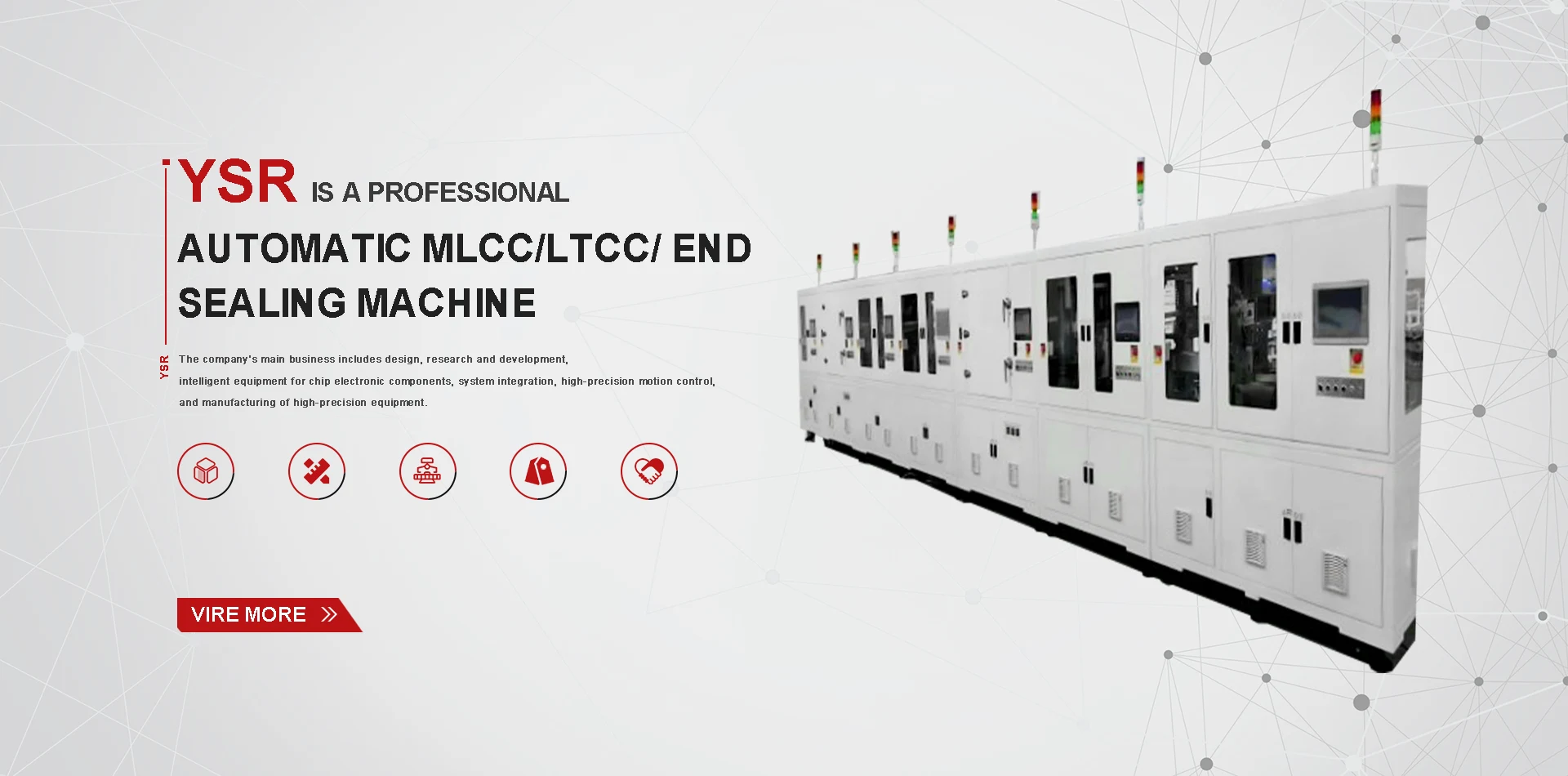 Máquina automática de vedação MLCC/ LTCC/ End